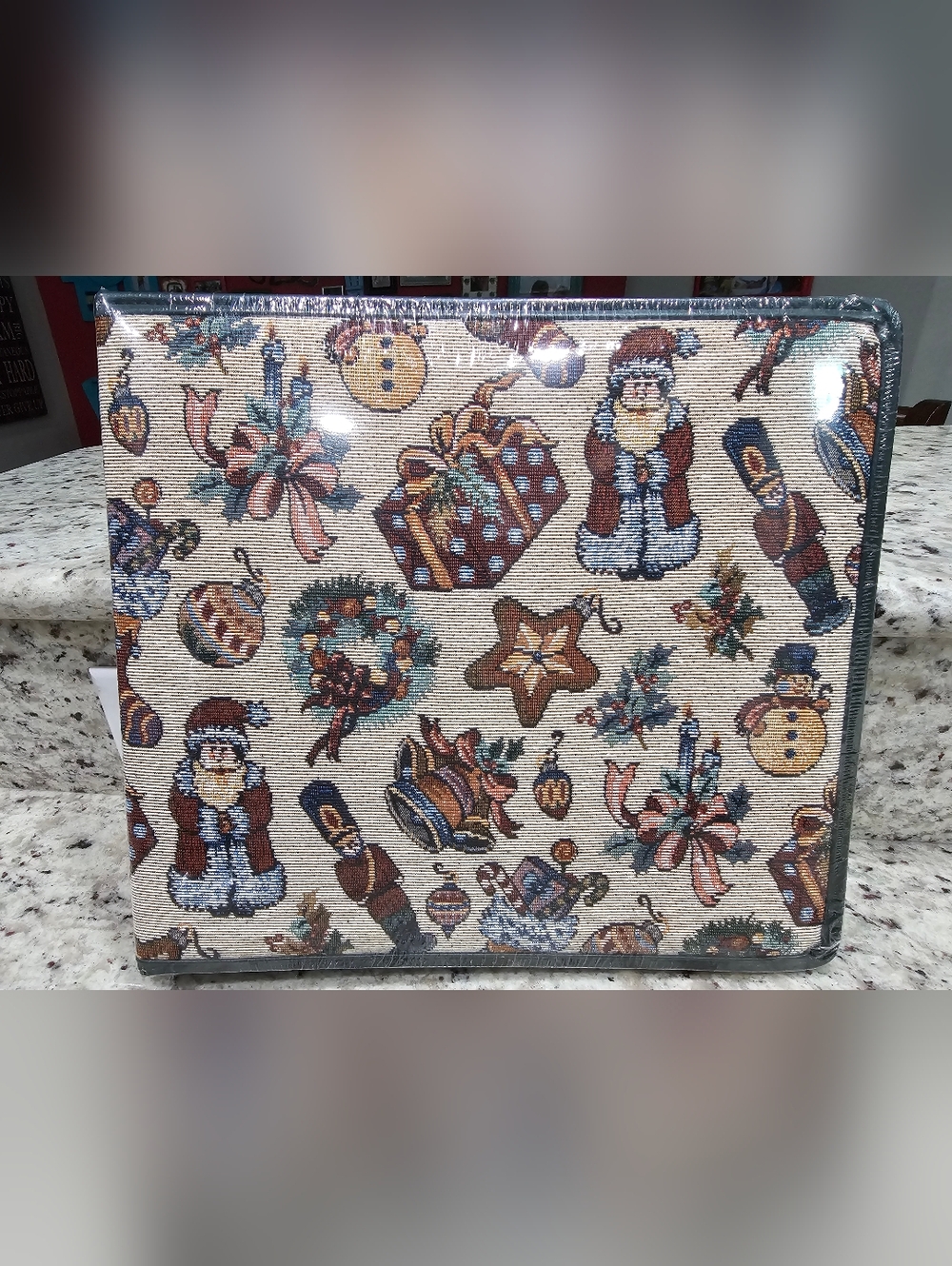 NWT Museum Quality Embroidered Memory Album, 12”x12”pg Vintage